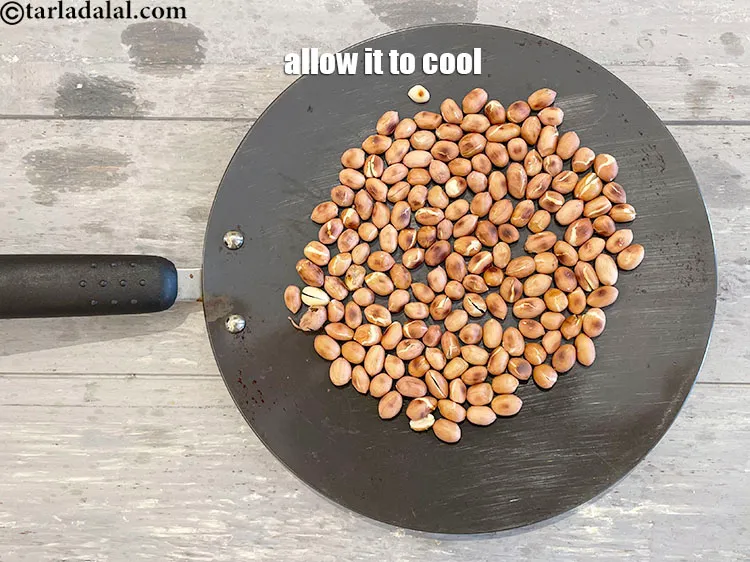 Step 18 – Roast on low to medium flame till light brown and allow it to cool. Take …