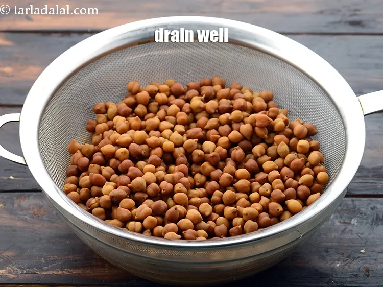 Step 32 – <p>You can soak and boil the brown chana previous day and in the morning cook …
