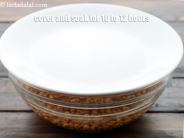 Step 6 – Cover with a lid and soak for 10 to 12 hours.