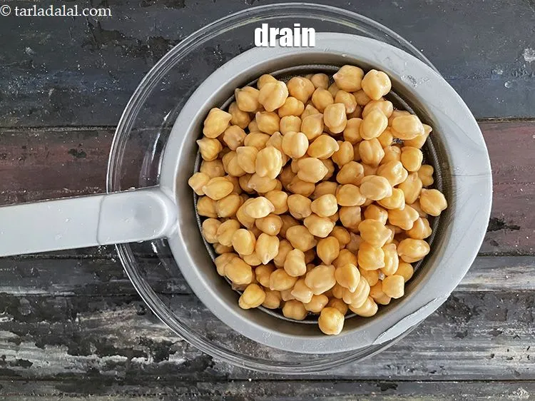 Step 8 – Drain well using a strainer.