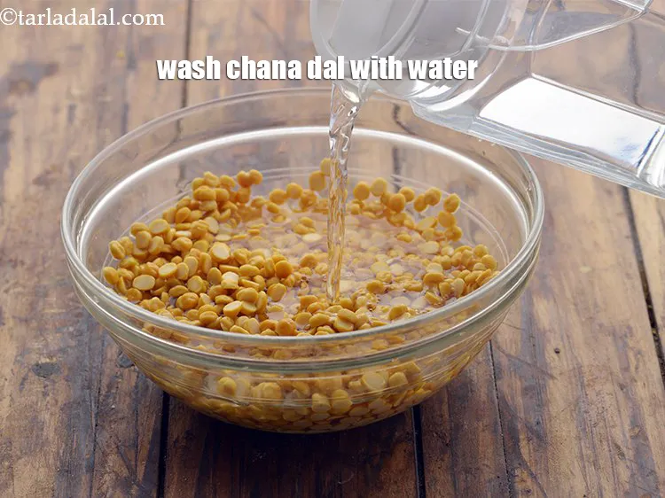 Step 8 – To soak chana dal, wash approx. 2 tbsp of chana dal in a bowl 1 …