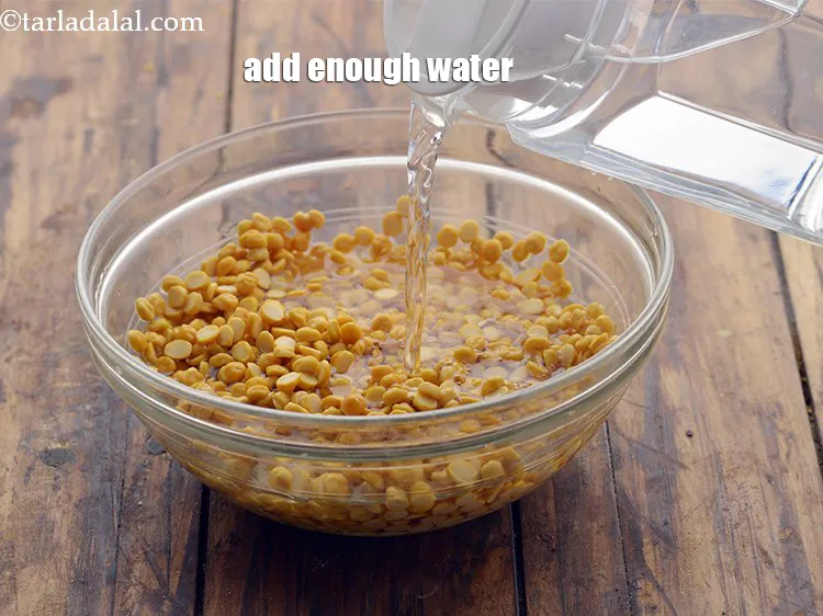 Step 10 – Add enough water for soaking.