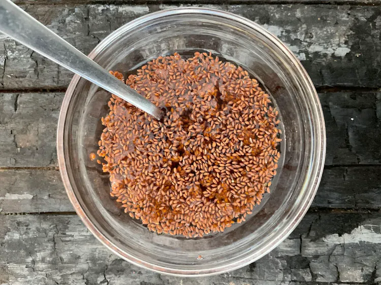 Step 9 – Stir with a spoon to ensure that all the garden cress seeds get wet. Some …