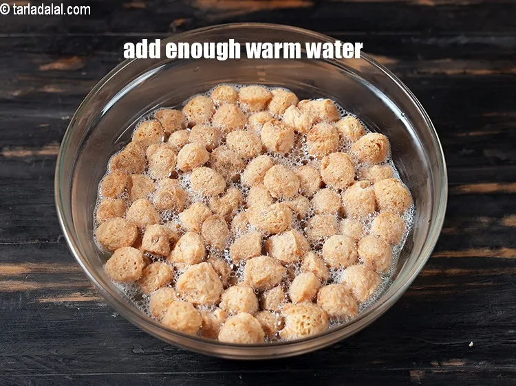 Step 6 – Add enough warm water together in a bowl.