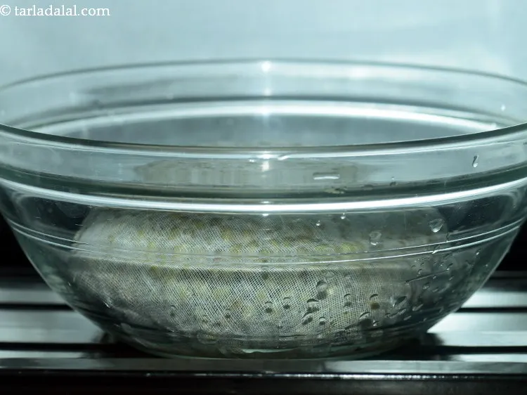 Step 34 – Keep&nbsp;<strong>mung beans to sprout</strong>&nbsp;aside in a warm place for about 10 to 12 hours. If …