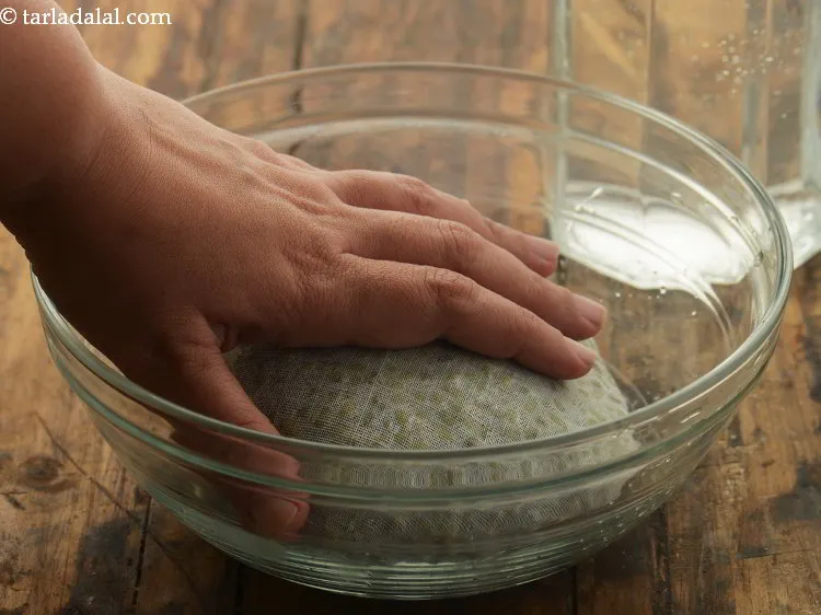 Step 33 – Dab the muslin cloth with very little water. This is the third important factor necessary …