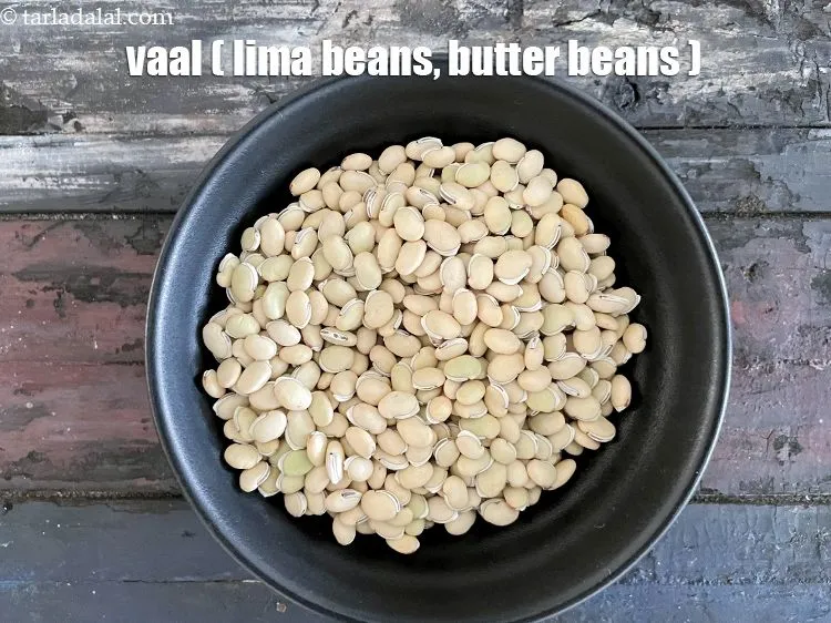 Step 4 – This is what vaal ( lima beans, butter beans ) looks like.