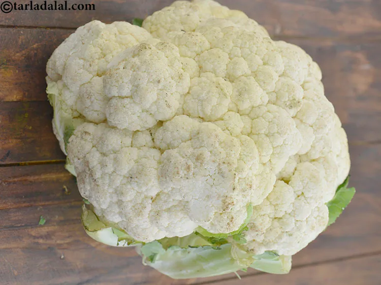 Step 8 – This is what cauliflower looks like.