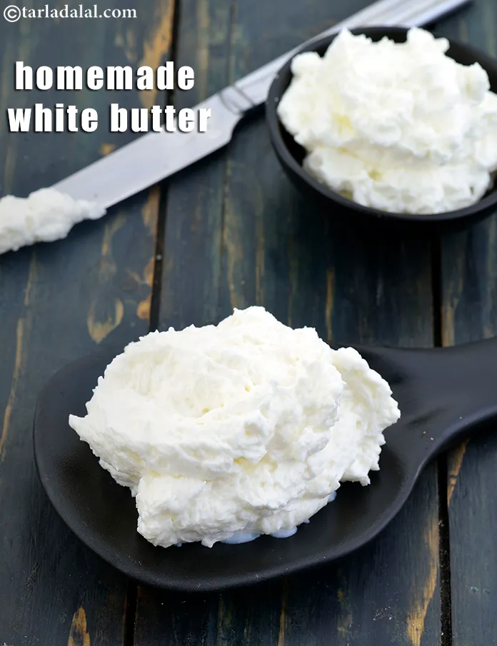 Step 11 – Homemade white butter is ready.