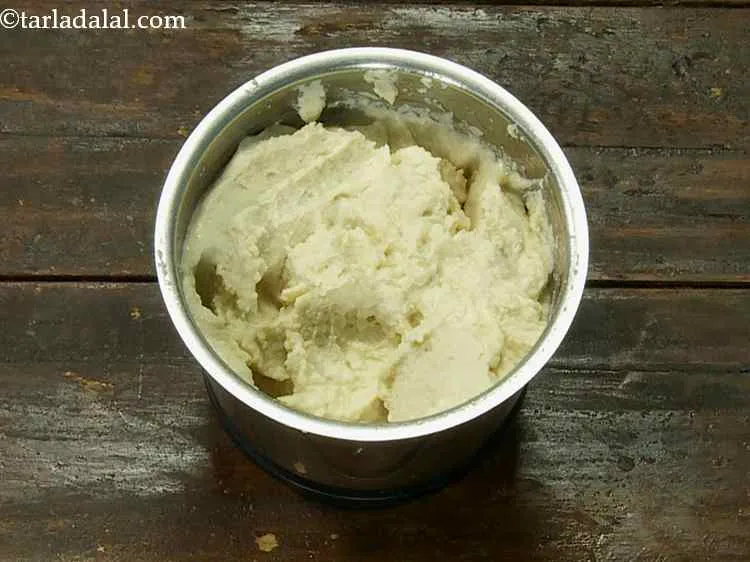 Step 5 – Add 3 tbsps of water and carefully shut the lid of the blender jar. Blend …