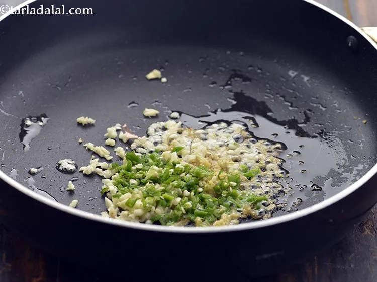 Step 10 – Add the green chillies. All the quantities can be adjusted as per your liking.