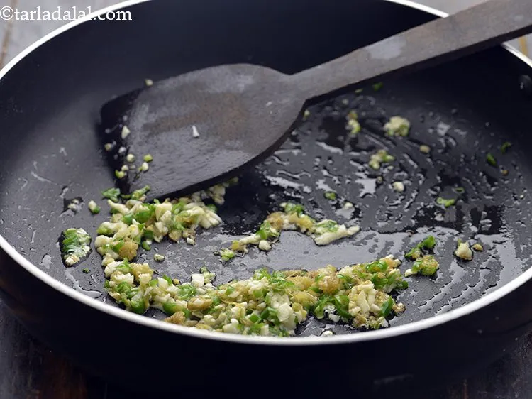 Step 11 – Saut&eacute; on a medium flame for a few seconds.