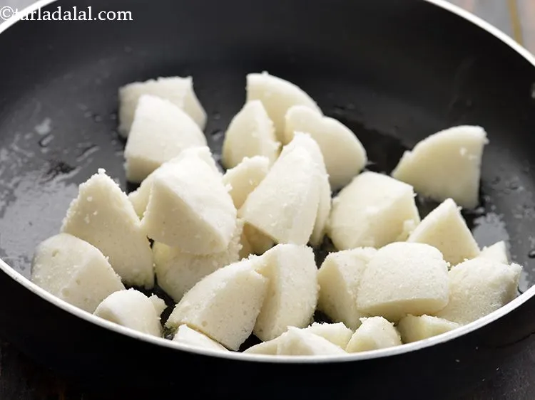 Step 5 – Add the idli.