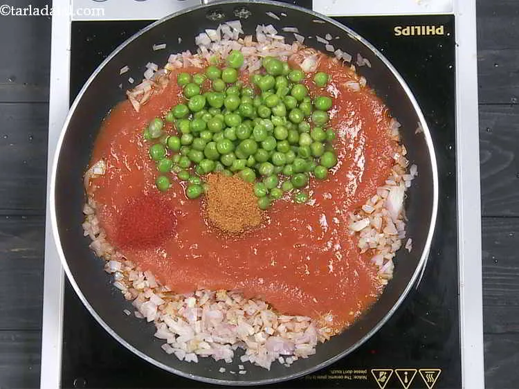 Step 12 – Add the chilli powder. You can adjust the quantity as per the spice level you …