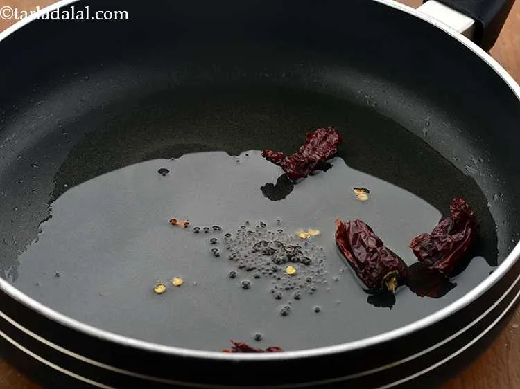 Step 5 – Add the red chillies