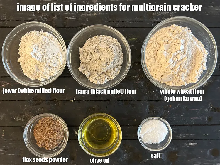 Step 2 – <strong>what is multigrain cracker made of ?</strong> <u><em>See below image of list of ingredients for&nbsp;multigrain …
