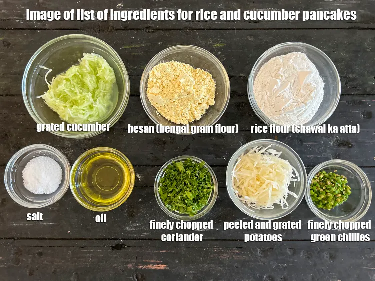 Step 2 – <strong>what is rice and cucumber pancakes made of ?</strong> <u><em>See below image of list of …