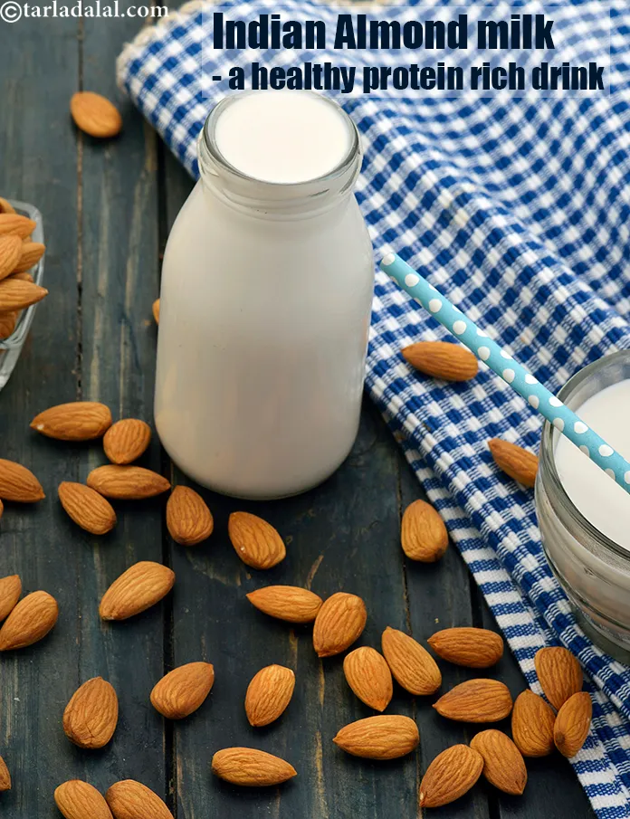 Step 21 – <strong>Indian Almond milk - a healthy protein rich drink.</strong>