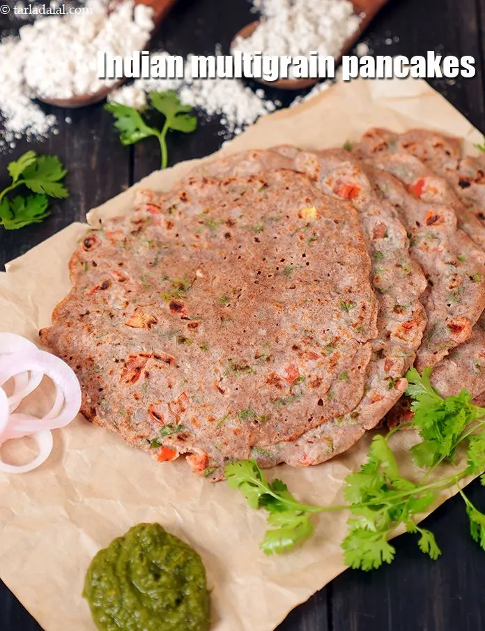 Step 21 – Serve<strong> nutritious chilla</strong> with <a href="https://www.tarladalal.com/green-chutney-22266r">green chutney</a>