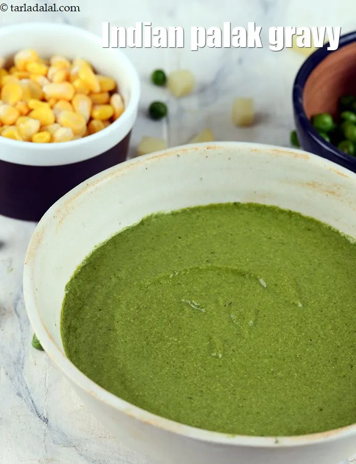 Step 32 – basic spinach gravy is ready.