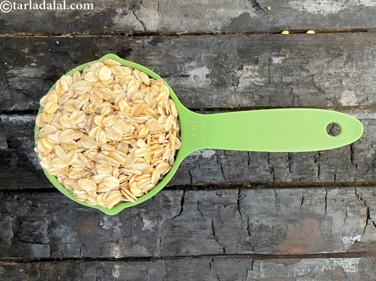 Step 5 – To make&nbsp;<strong>Indian style baked oats with peanut butter, t</strong>ake 1/2 cup rolled oats or oats.&nbsp;<a …