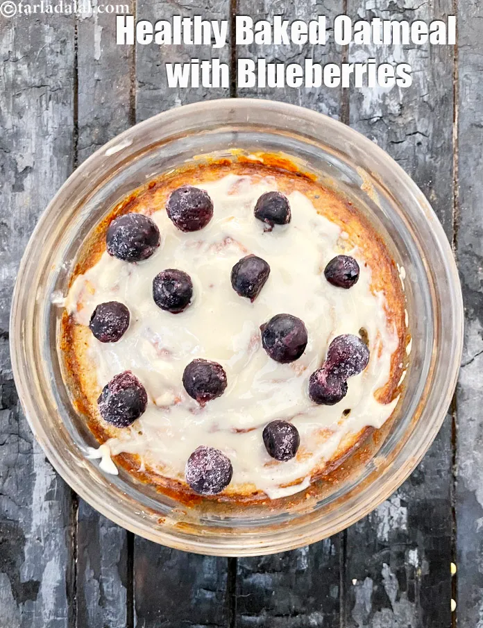 Step 27 – Serve <strong>healthy baked oatmeal with blueberries&nbsp;</strong>immediately.