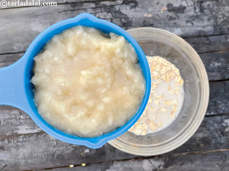 Step 11 – Add&nbsp;<meta charset="UTF-8" />1/2&nbsp;medium ripe&nbsp;<a href="glossary-mashed-bananas-21i">mashed banana</a>.&nbsp;Banana&nbsp;is high in&nbsp;<a href="https://www.tarladalal.com/recipes-for-Potassium-Rich-1075">potassium</a>. Potassium helps normalize the heartbeat and …