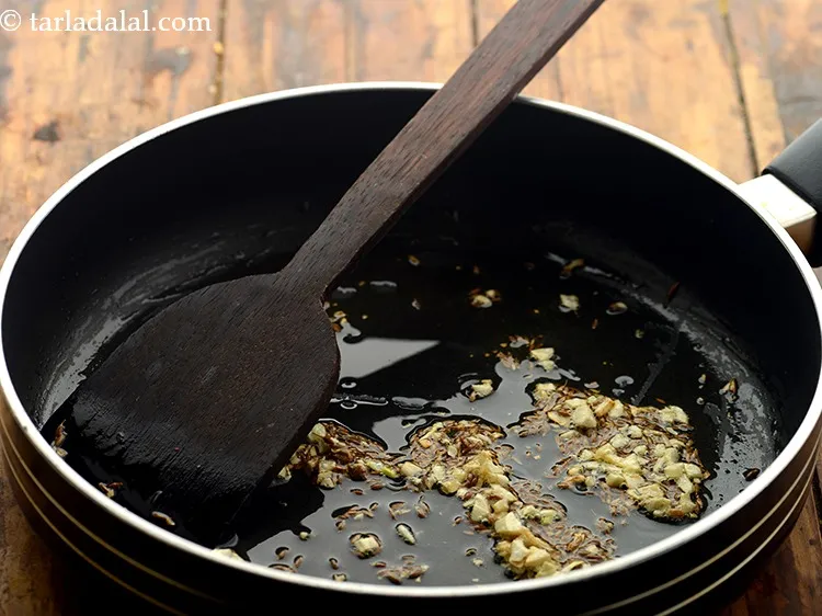 Step 5 – Saute on a medium flame for 30 seconds.