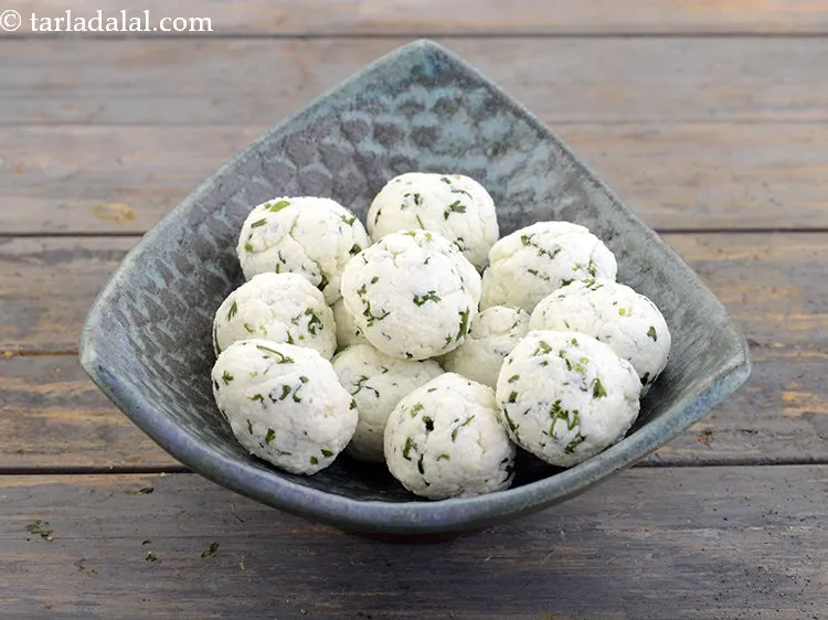 Step 27 – These are all the balls ready for deep-frying.&nbsp;