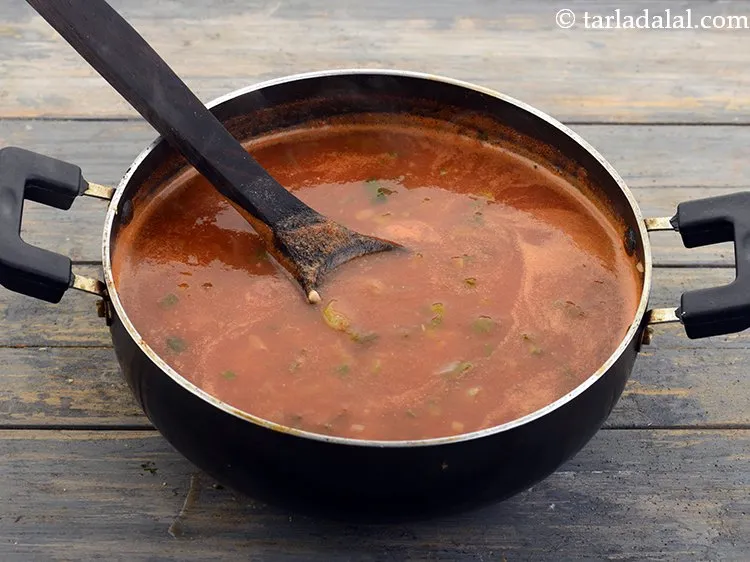 Step 31 – To serve <strong>Indian style Mexican tomato soup | Mexican vegetarian tomato soup | Mexican tomato …