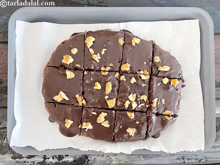 Step 25 – Cut <strong>Indian style protein brownie bars |&nbsp;chocolate peanut butter protein fudge bars&nbsp;|&nbsp;protein bars with protein …