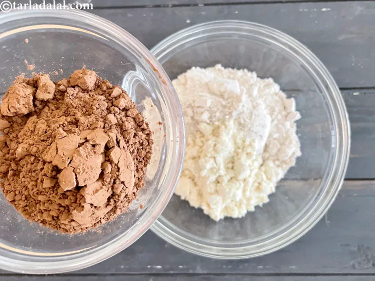 Step 13 – Add&nbsp;<meta charset="UTF-8" />1/4 cup&nbsp;<a href="glossary-unsweetened-cocoa-powder-2776i">unsweetened cocoa powder</a>.
