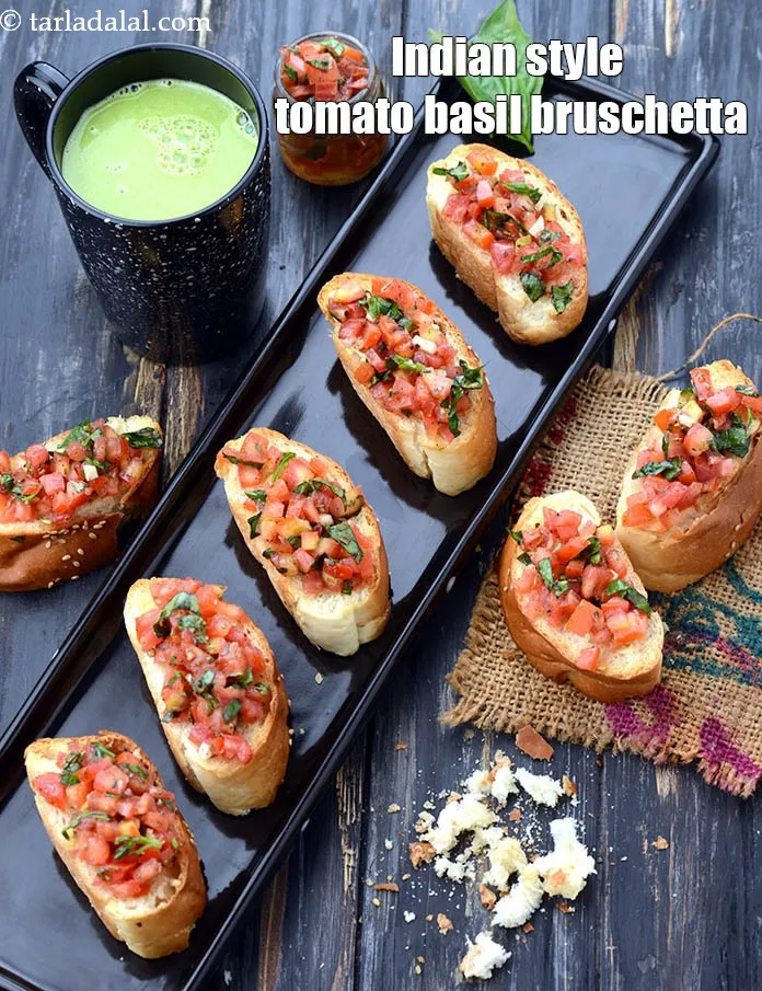 स्टेप 21 – <strong>टोमेटो बेसिल ब्रुशेटा रेसिपी&nbsp;|&nbsp;इटालियन ब्रुशेटा&nbsp;|&nbsp;टमाटर बेसिल ब्रुशेटा&nbsp;|&nbsp;टमाटर और बेसिल का …