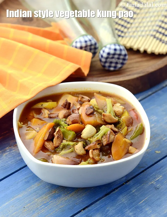 Step 24 – Serve <strong>kung pao vegetables recipe | Indian style vegetable kung pao | Indo Chinese recipe …