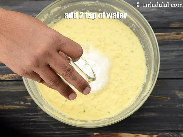 Step 14 – Add 2 tsp of water.&nbsp;