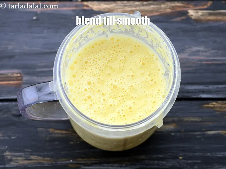 Step 5 – Close the lid and blend till smooth without using any water. This is how it …