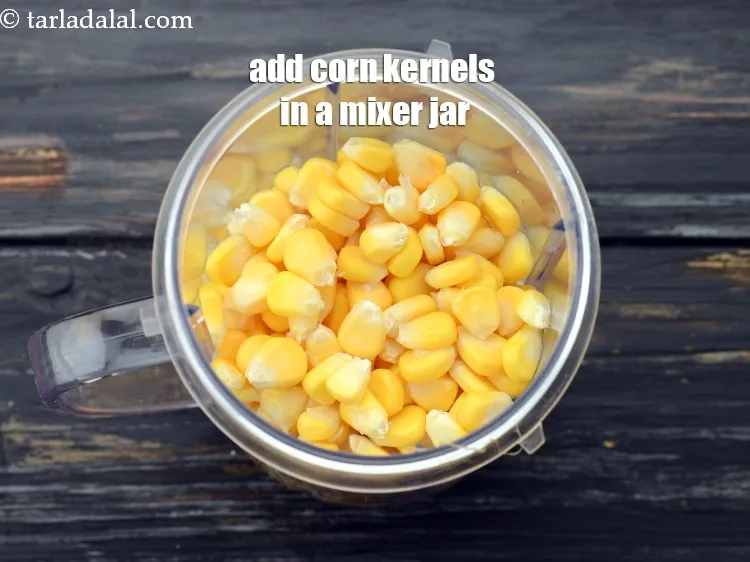 Step 3 – To make batter for instant corn dhokla recipe | Indian rava corn dhokla | makai …