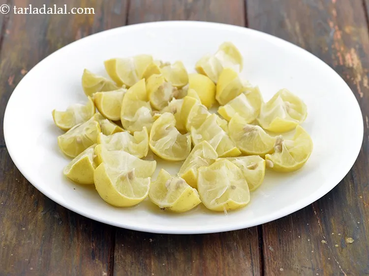 Step 25 – Add the lemon pieces.