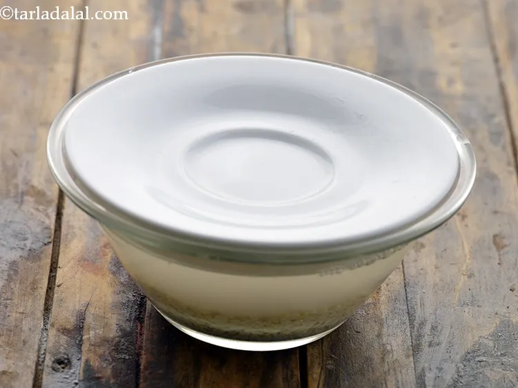 Step 10 – Soak with enough water for at least 2 hours.