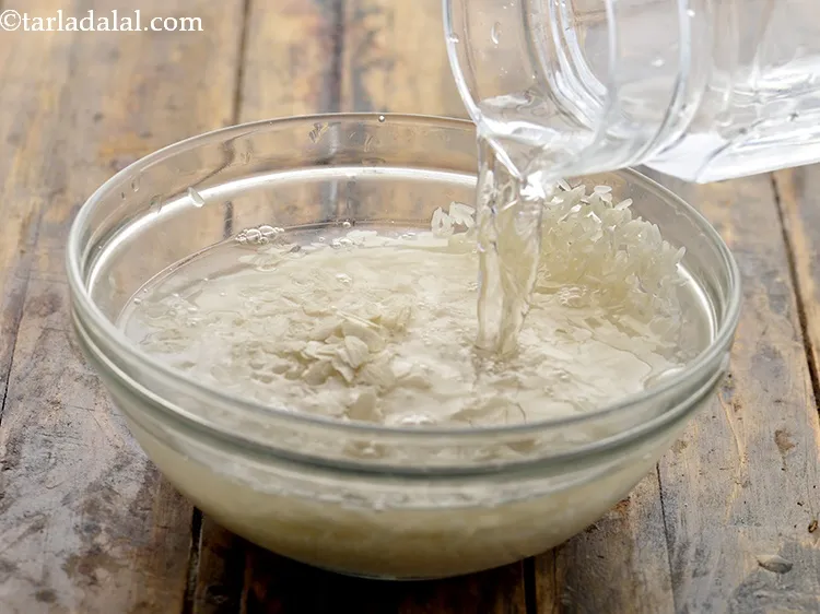 Step 5 – Submerge in enough water and soak for 2 hours.