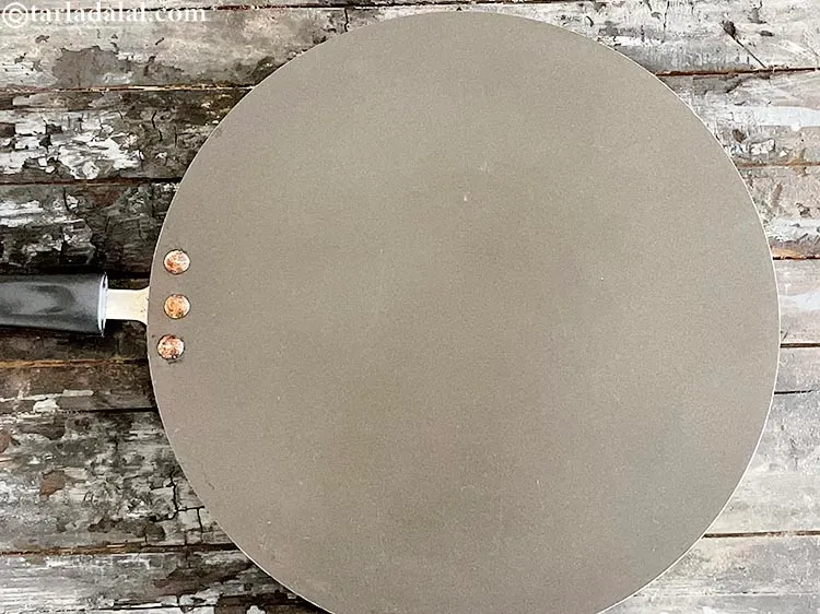 Step 37 – You can make the uttapam on a non stick&nbsp;tava if you don't have a mini …