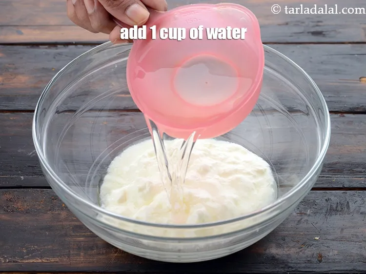 Step 5 – Add 1 cup of water.&nbsp;