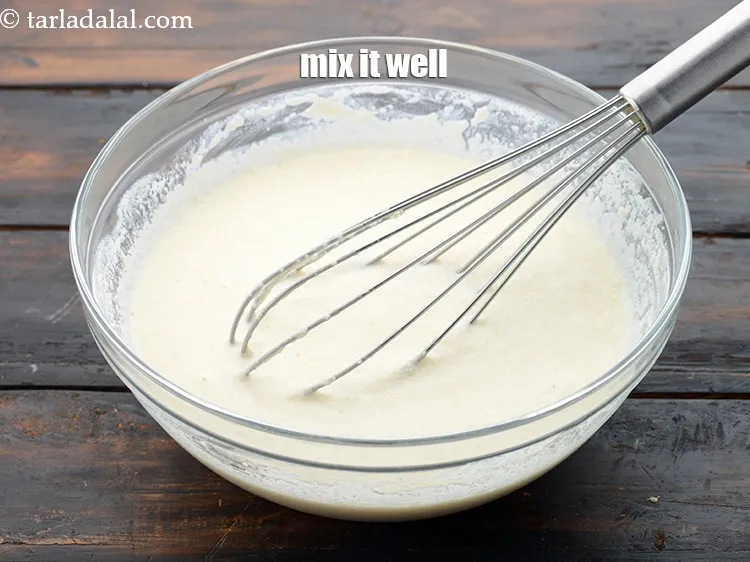Step 9 – Mix it very well using a whisk.&nbsp;