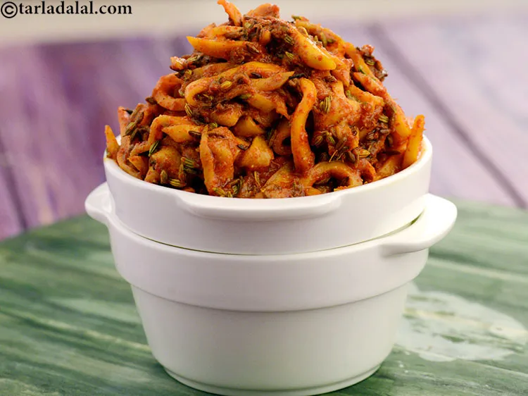 Step 19 – Serve <strong>instant mango pickle | aam ka achar | instant raw mango pickle | instant …