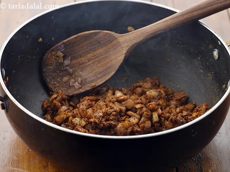 Step 22 – Saut&eacute; on a medium flame for 1 minute.