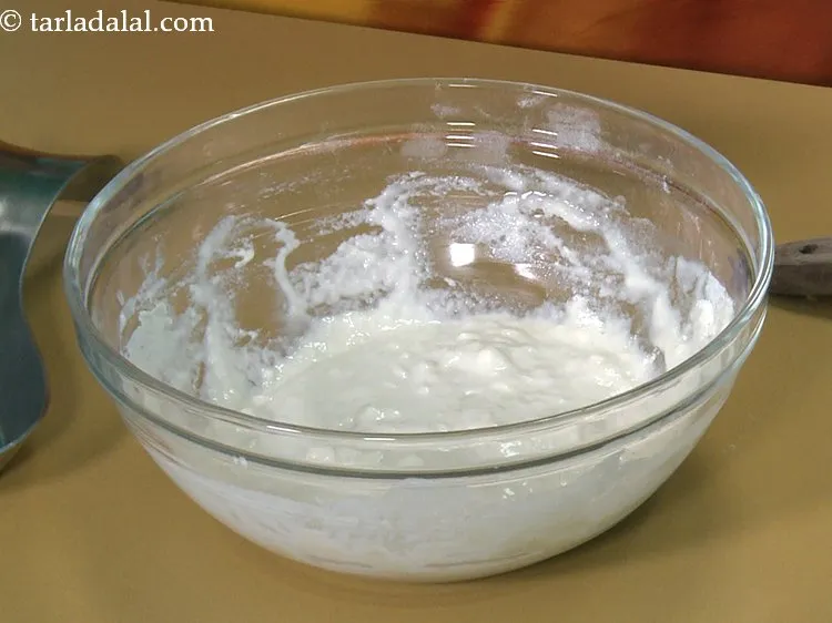 Step 29 – To make the batter add water gradually. The amount of water usually depends on the …