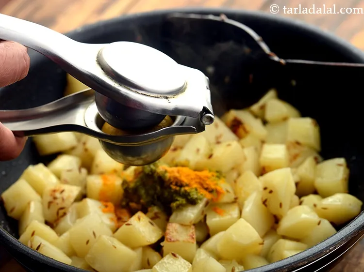 Step 10 – Add lemon juice. You can replace lemon juice with amchur powder to give that much …