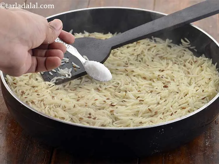 Step 15 – Add the salt.