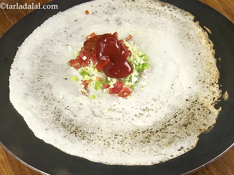 Step 18 – Add 1 tbsp <a href="https://www.tarladalal.com/Tomato-Ketchup-Tomato-Sauce-Homemade-Tomato-Ketchup-40725r" target="_blank">tomato ketchup</a>. it gives a nice sweet taste to the …