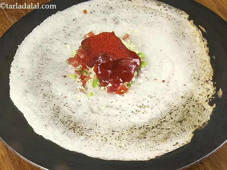 Step 19 – Add &frac14; tsp of chilli powder. Add more or less to suit your taste buds.